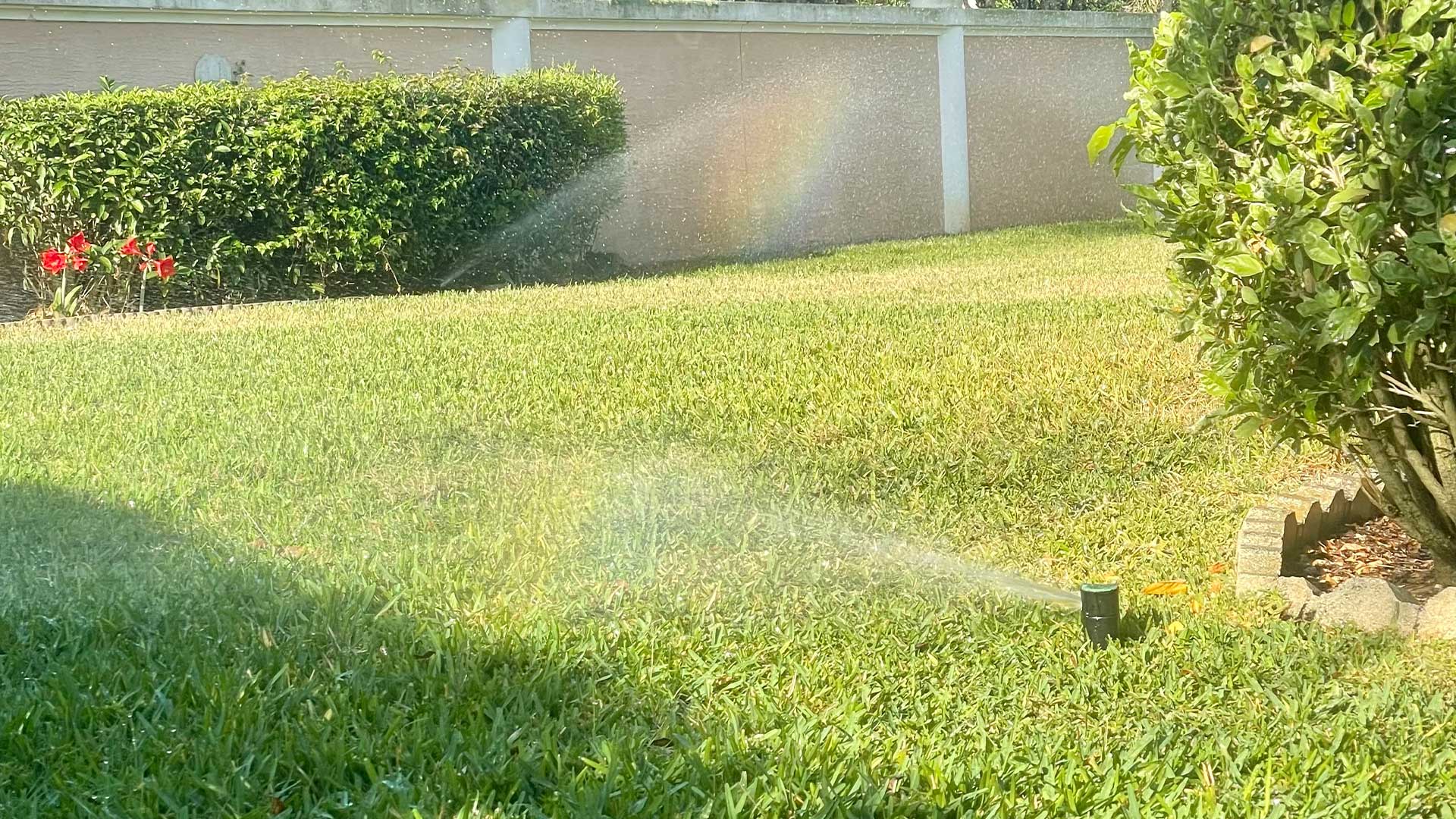 Irrigation system at a property in Highland City, FL that we repaired and replaced the sprinkler heads.